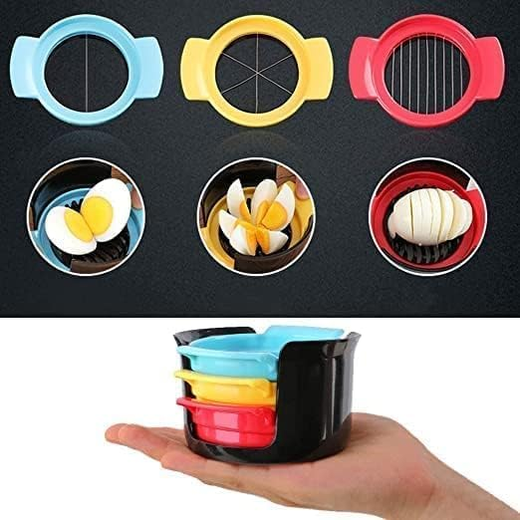 3 in 1 Boiled Egg Cutter - Image 3
