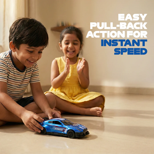 FLYI - GTR Racing Car Push and Go Toy for Kids - Image 3