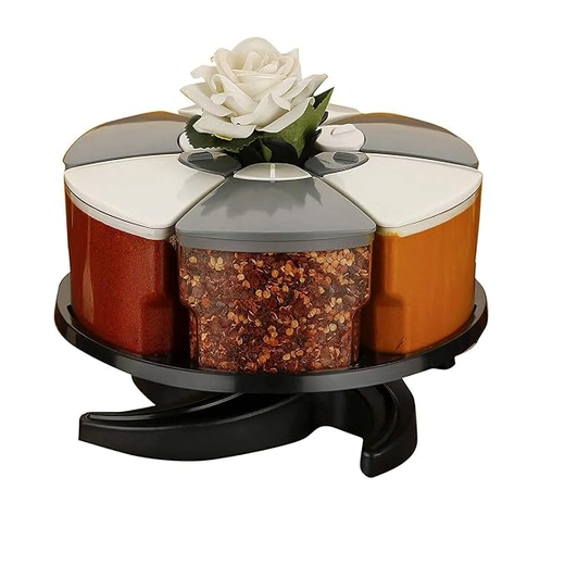 6-Jar Single Layer Spice Rack