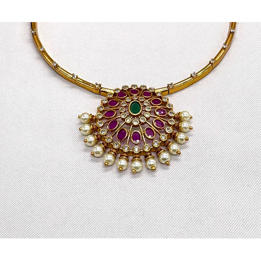 Gold Kanti Necklace - Image 2