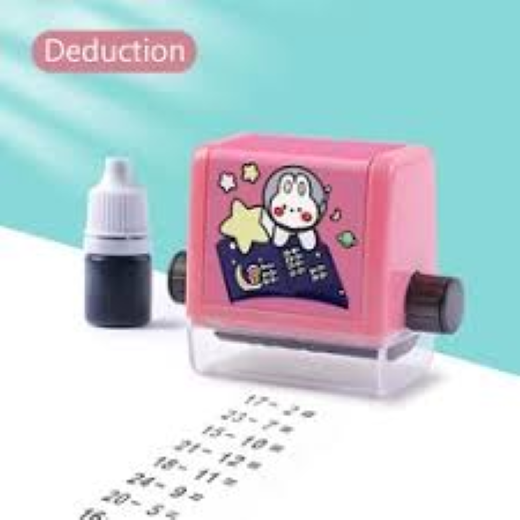 (-) Subtraction Rolling Stamp - Image 3
