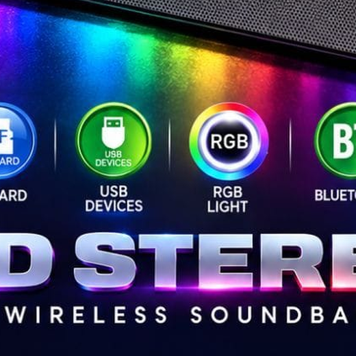 Lightup Wireless Speaker With RGB Light - Image 3