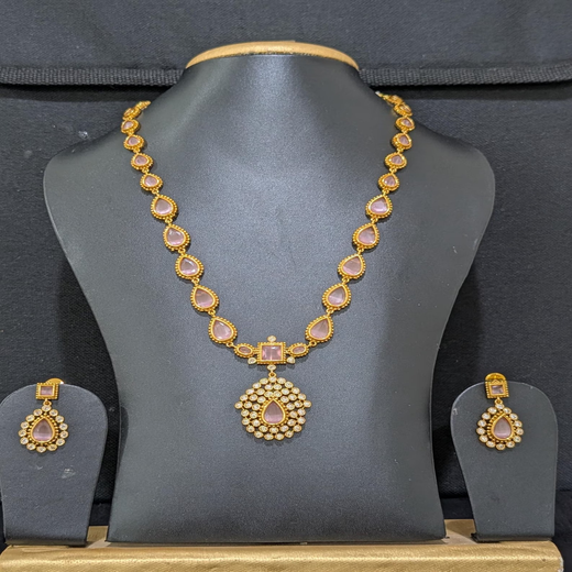 Long Gold Necklace - Image 4