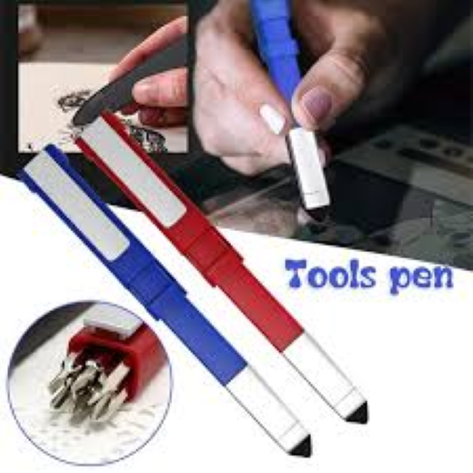 Multifunctional Stylus Pen Shape Phone Holder With Screwdriver Sets - Image 4