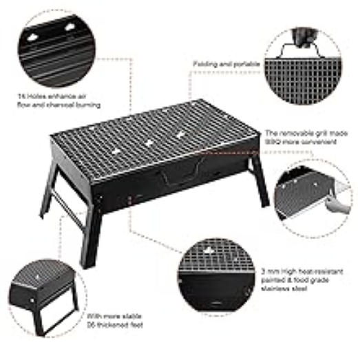 Portable Charcoal Grill - Image 2
