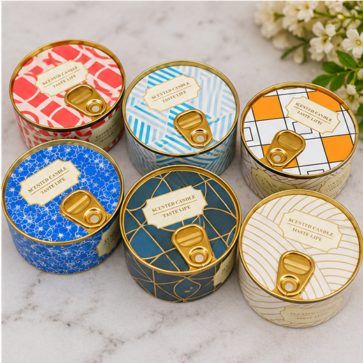 Beautiful Premium Tin Scented Candle (6 Piece Box) 🕯️ - Image 4