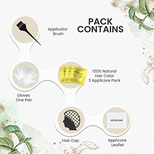 Organic Powder Soft Black Hair Color for Men & Women - Image 3