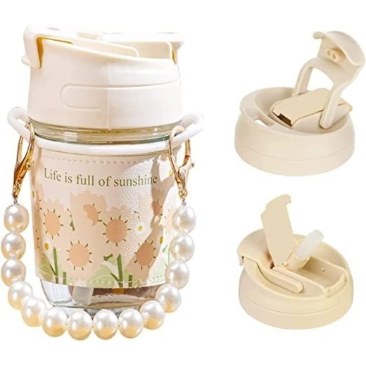 Travel Super Double Drink Straw With Chain - Image 2