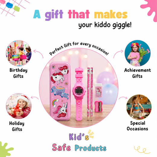 Kids Stationery Set with Pencil Box - Image 3