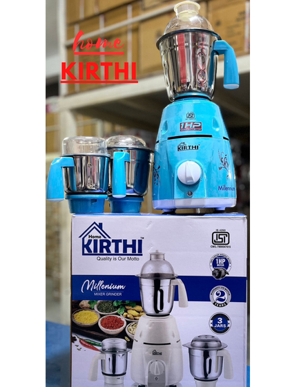 Kirthi Millenium 1HP Mixer Grinder – 3 Jar Heavy Duty Mixer Grinder  Product Description - Image 2