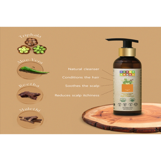 Extra Nourishing Triphala Hair Cleanser With Reetha, Cinnamon, and Licorice Extract | Organic Ingredients | Â Deep cleansing | Gentle and Nourishing | Age 2 Years+ - Image 2