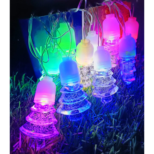 Big Crystal Multicolour Tree String Light (10 Bulb) ✨ - Image 2