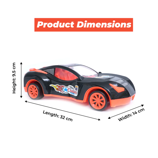 FLYI Night Cruiser Push-and-Go Car – Fun Toy for Kids - Image 4