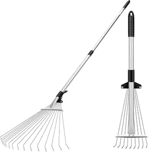 Garden Leaf Rake - Image 2