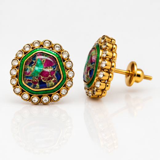 Meenakari Stud - Image 4