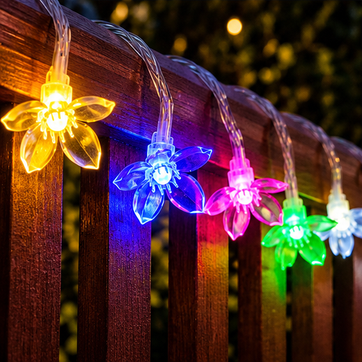 Multicolour Flower String Light (14L) ✨🌼 - Image 3