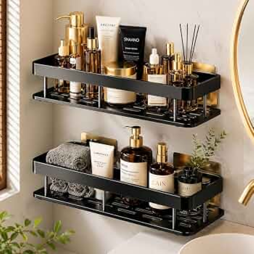 Golden Bathroom Shelf 270 (Pack Of 2) - Image 4