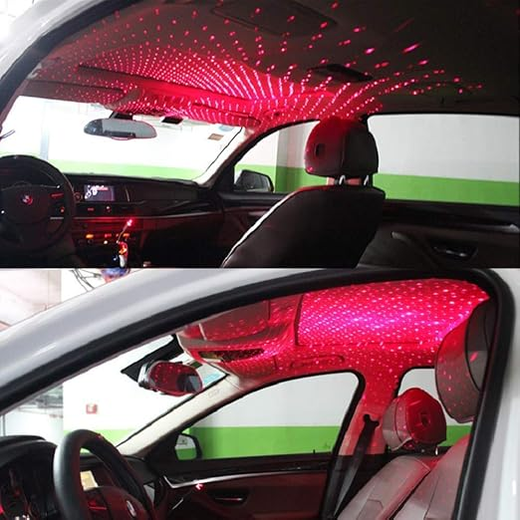 USB LED Car Projector Decorative Night Light - Image 2