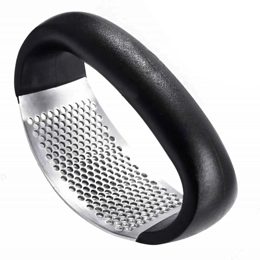 Stainless Steel Garlic Press With Handle