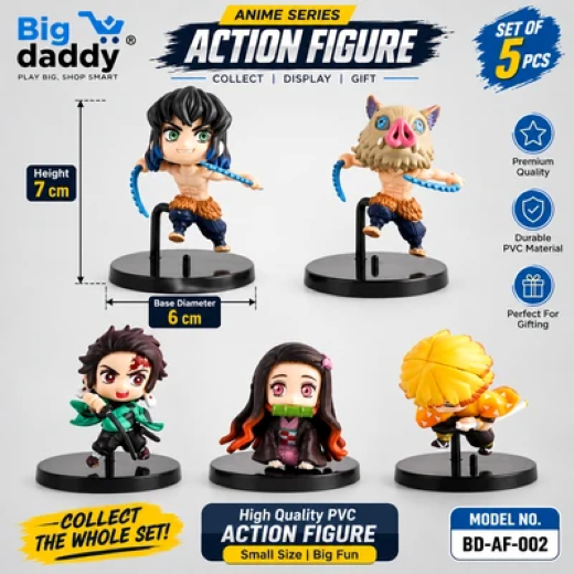 Demon slayer 7cm wala fly set