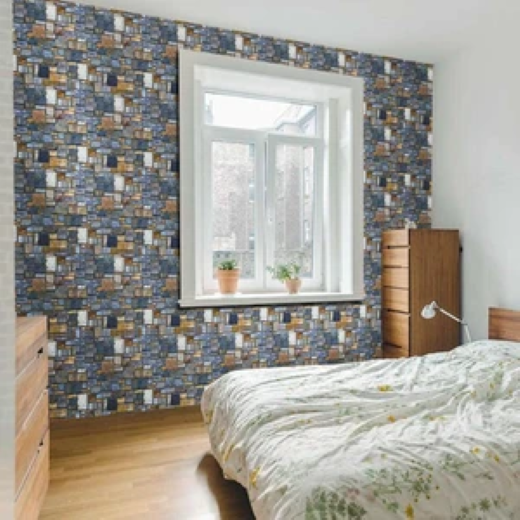 Self Adhesive 3D Brick Stone Pattern Wallpaper - Image 2