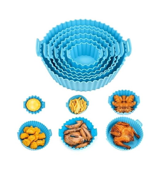 6 PCS Silicon Air Fyer - Image 3
