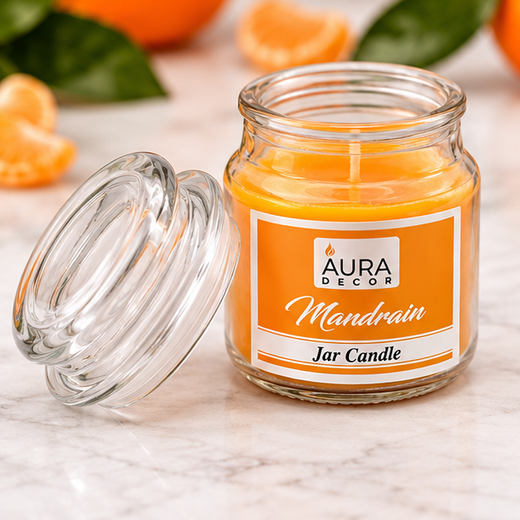 Cookie Fragrance Jar Candle (Mandarin)🕯️ - Image 3