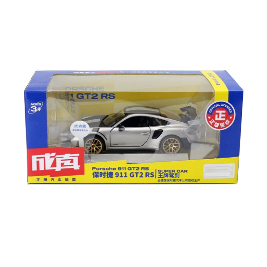 Aodubia Officially Licensed PORSCHE 911 GT2 RS 1:32 Scale Die Cast Racing Car Model