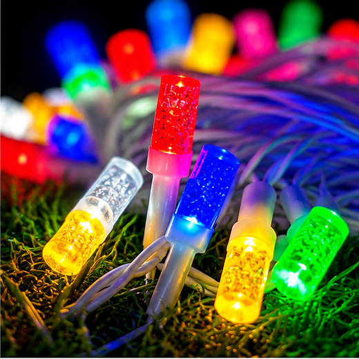 43M Cylinder Multicolour String Light 156 Bulb (Print 75M) ✨ - Image 2