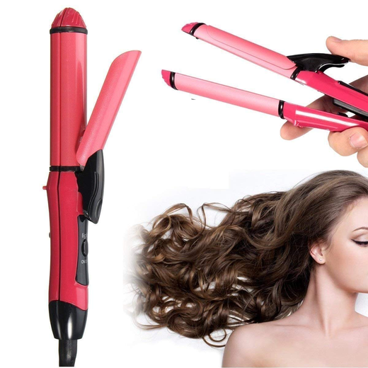 Nova 2 In 1 Hair Straightener And Curler