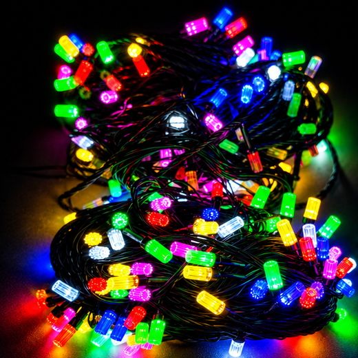 80M Sugarcane Multicolour String Light (400 Bulb) (Print: 115M) ✨