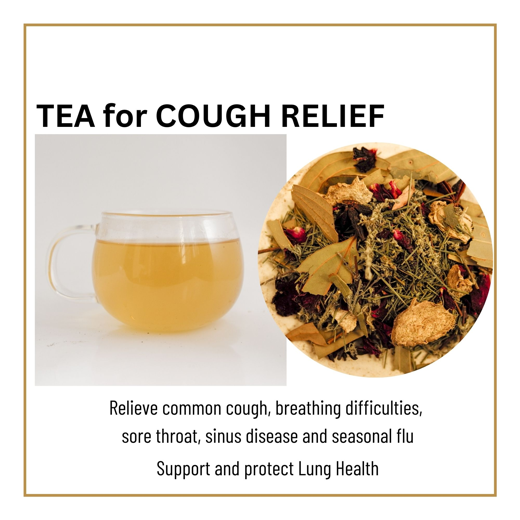 MENCHA - Cough Relief Tea Tin 50gr - Caffeine Free - Himalayan Herbal Blend for Support Lung Health | Relieve Common Cough, Cold, Flu - 50 Cups - Image 2