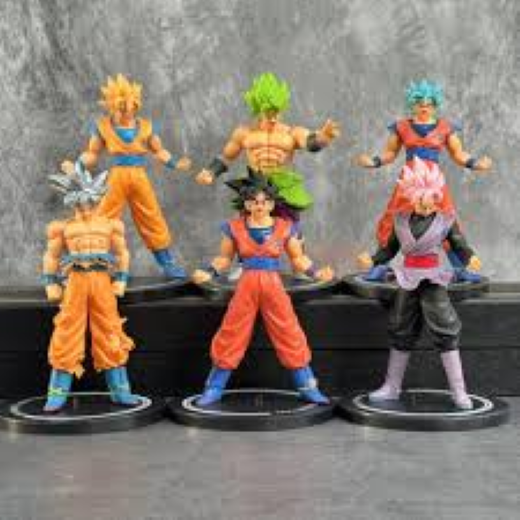 New Dbz Set of 6 d78-1 A - Image 2