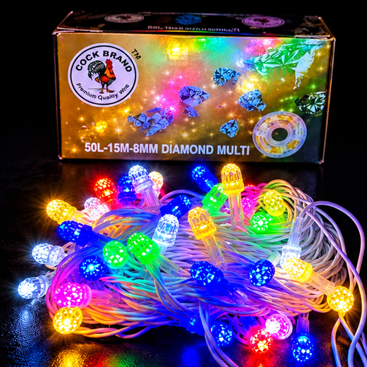 11M Multicolour Kohinoor String Light (Print 15M) 💎✨
