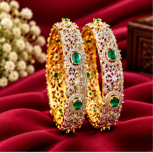G.J Polishing Butterfly deigned Bangle