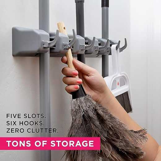 5 Section Broom Holder - Image 3