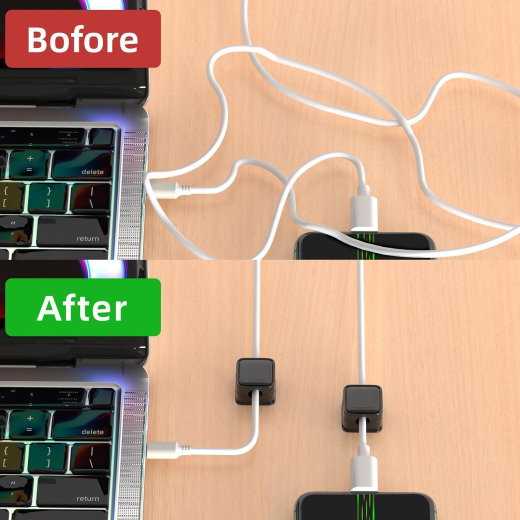 6 Pack Magnetic Cable Clips - Image 2