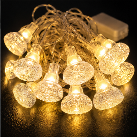 Crystal Pumpkin String Light (14 Bulb) 🎃 - Image 4