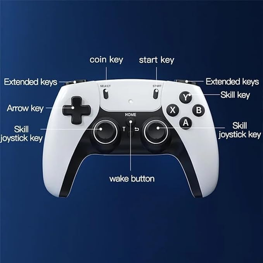 Playtastic M22 Retro Game Console - Wireless Controller Gamepad - Image 4