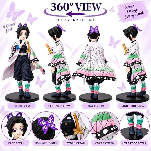 5pcs- Butterfly shinobu standing Figure net price 125 - Image 4