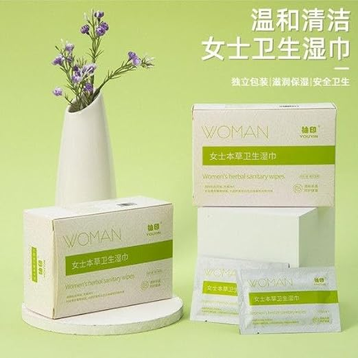 Women's Herbal Sanitary Wipes (30 Wipes)
