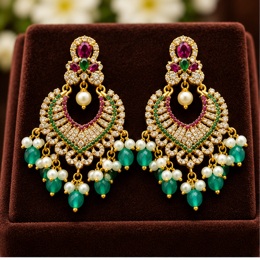 Antique Chandbali Earrings