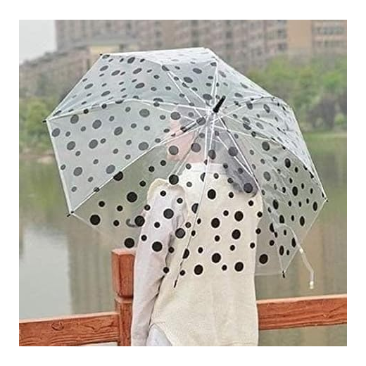 Transparent Polka Dot Umbrella