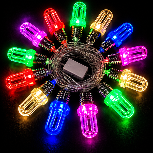 Multicolour Bulb Design Fancy String Light 10 Bulb ✨ - Image 3