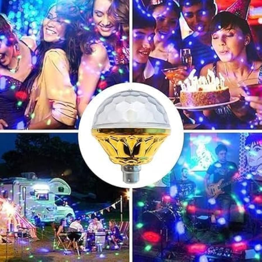 Multicolour Rotatiing Bulb (6W) - Image 3