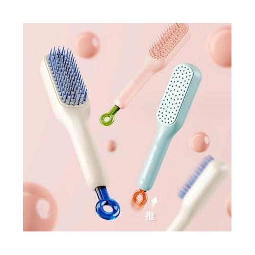 Self-Cleaning Hair Brush Comb