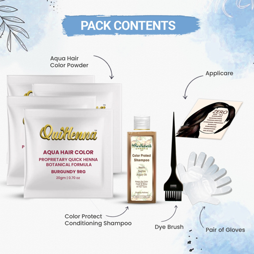 Organic Aqua Powder Hair colour- 7G Blonde - Image 3