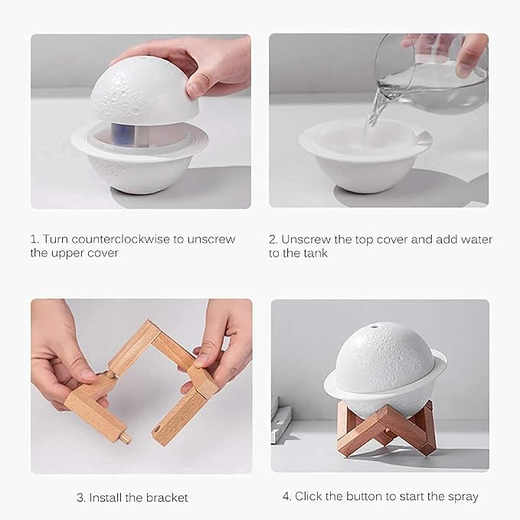 Moon Lamp Cool Humidifier - Image 4