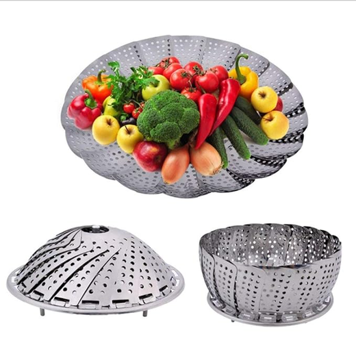 SS Folding Steamer Basket
