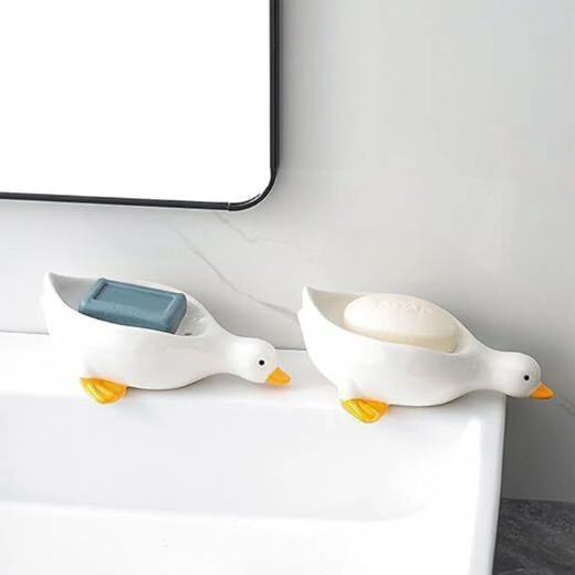 DUCK CERAMIC SOAP DISPENSER